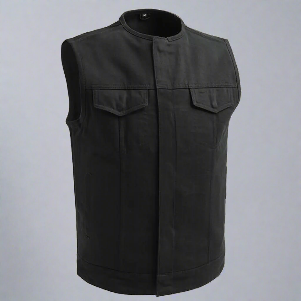 First MFG Co. Men's Motorcycle Twill Vest