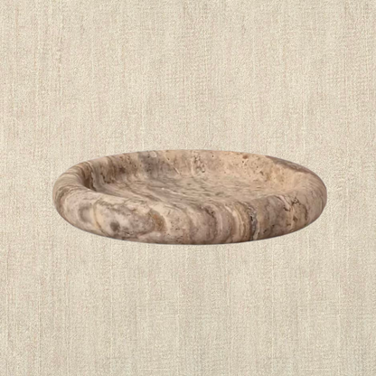 Grey Travertine Catchall