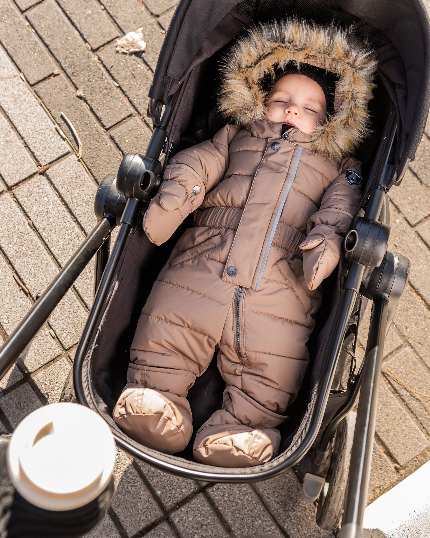 One-Piece Baby Original Puffy Snowsuit Gray