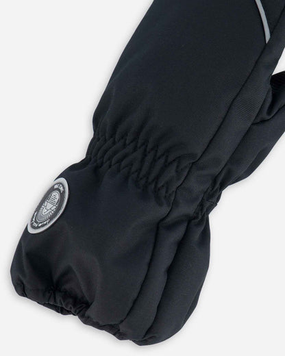 Solid Mittens Black