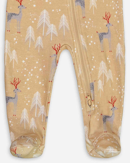 Organic Cotton Baby One Piece Family Christmas Pajama