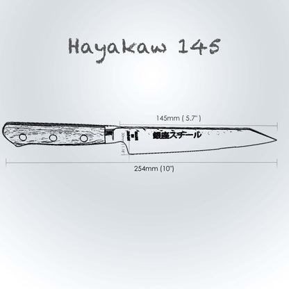 Hayakawa 145- Kiritsuke Petty Knife Klinge 145mm