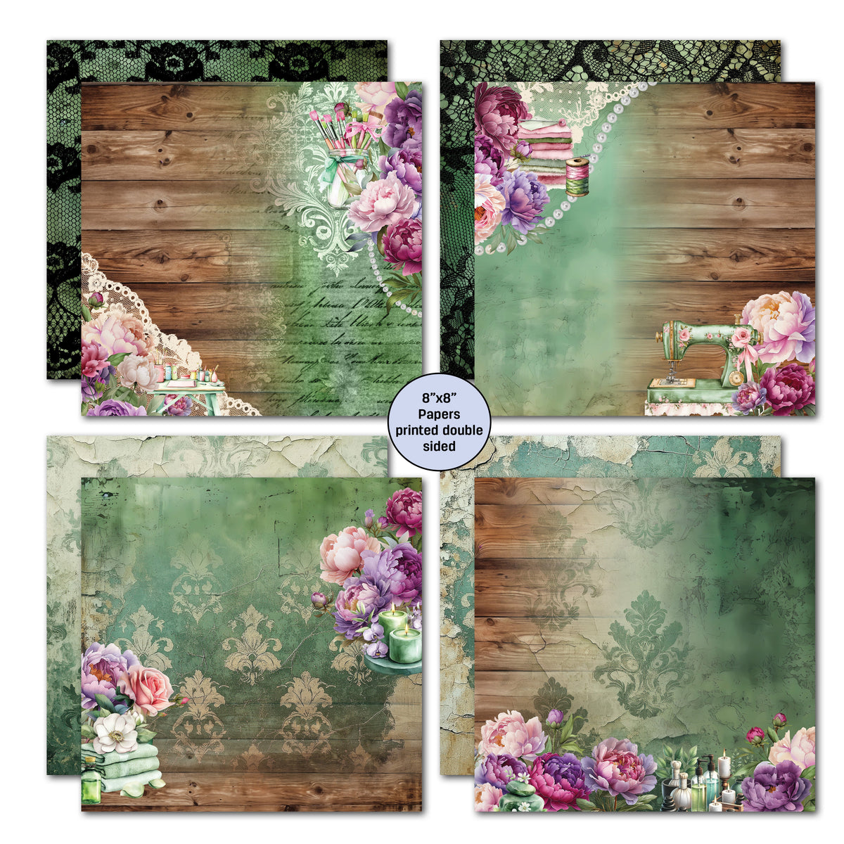 3Quarter Designs Girls Weekend  8x8 Paper Pack