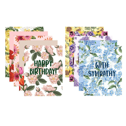 Garden Party Set  - 10 Assorted Greeting Cards