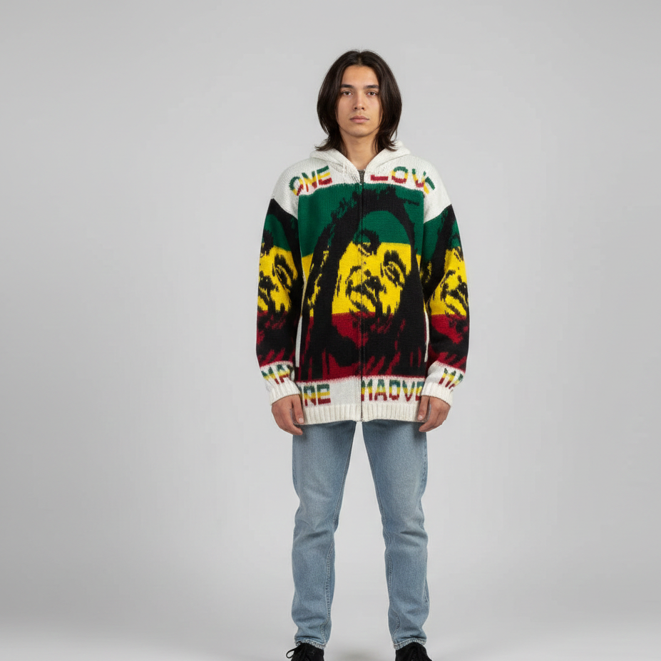 Bob Marley Unisex Alpaca Sweater