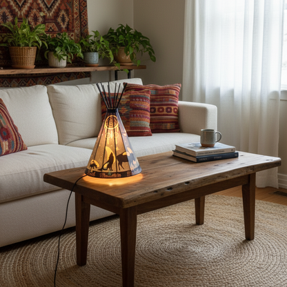 Teepee 7 spirits Table Lamp