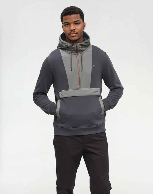SeaFleece Contrast Anorak Hoodie