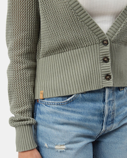 Sunbeam-Knopfstrickjacke