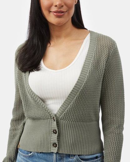 Sunbeam-Knopfstrickjacke