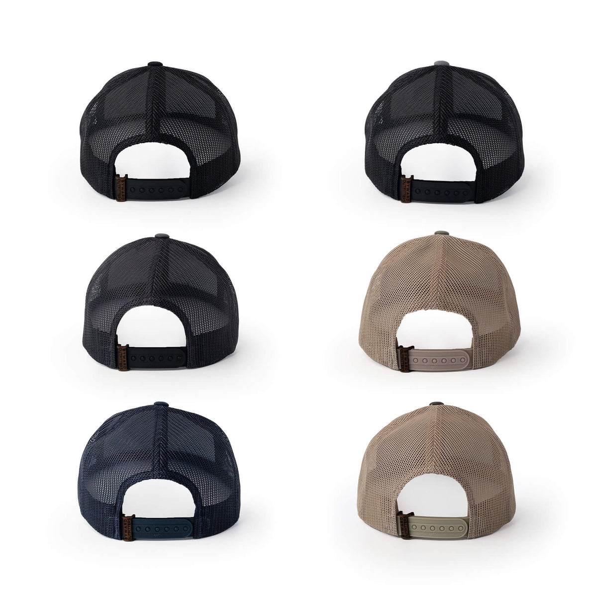 Elk Leather Patch Trucker Hat