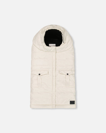 Evolutive Baby Footmuff Designed For Car Seat And Stroller Off-White