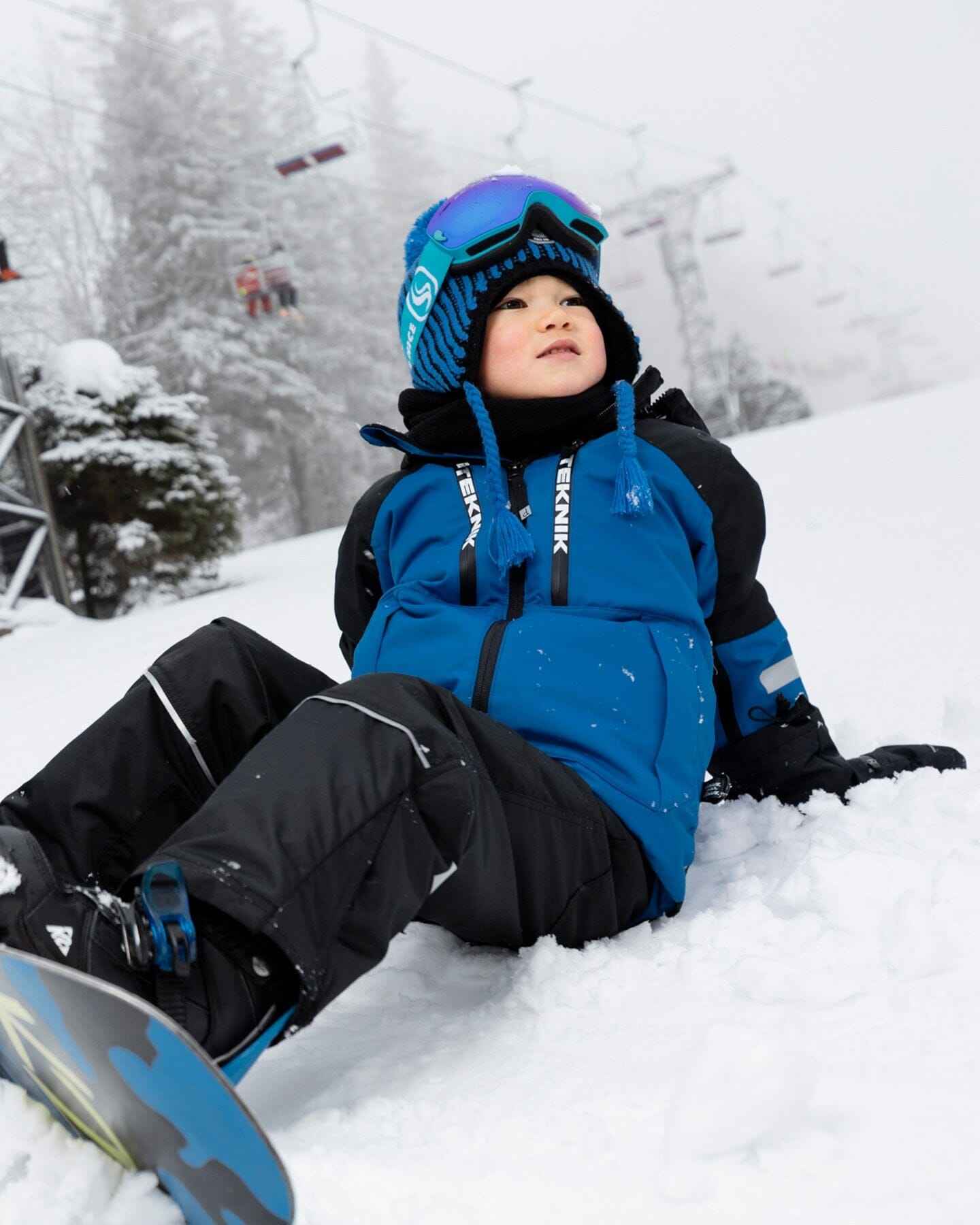Two-Piece Teknik Snowsuit Royal Blue