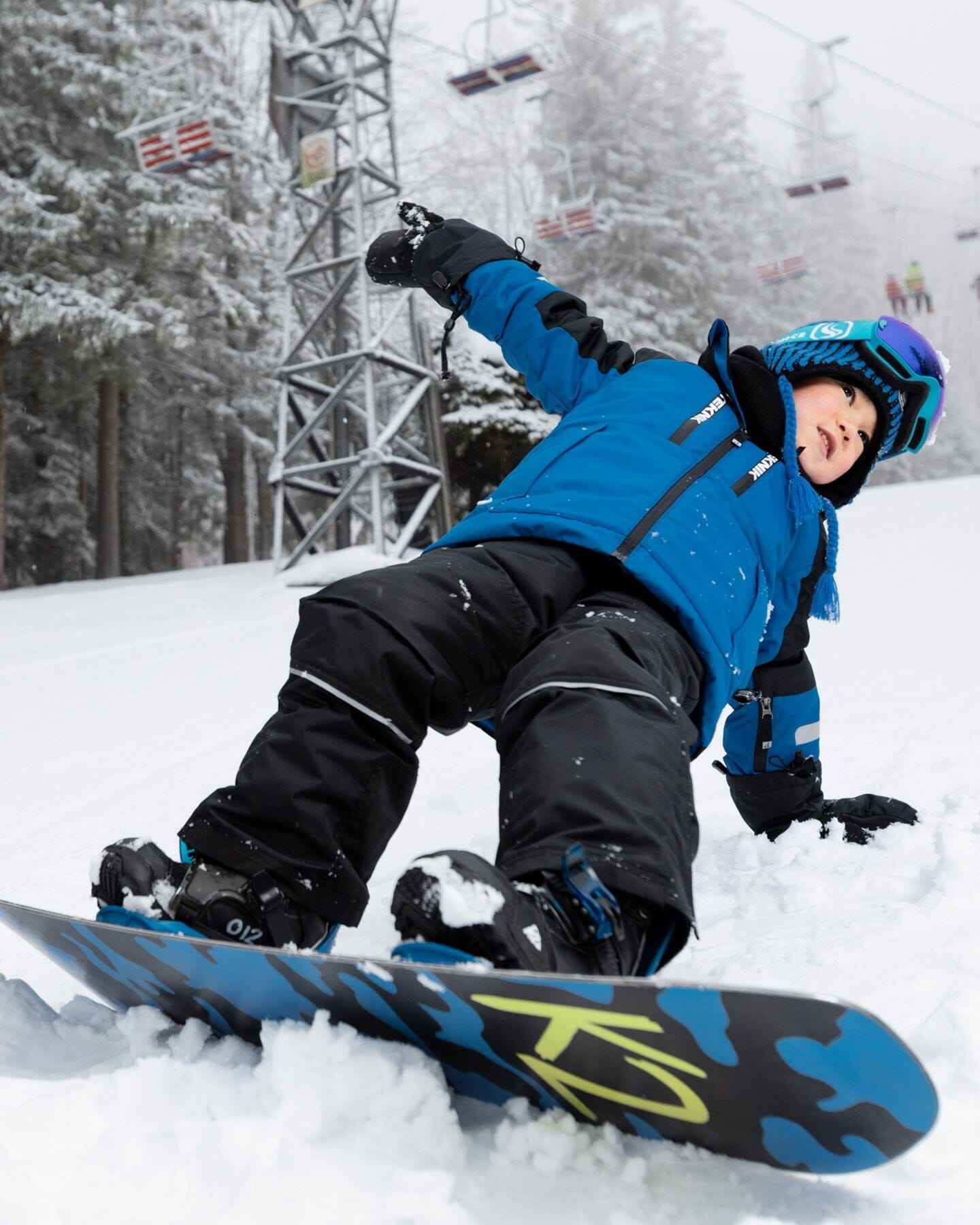 Two-Piece Teknik Snowsuit Royal Blue