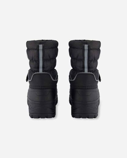 Winter Boots Solid Black