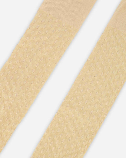 Knit Tights Beige