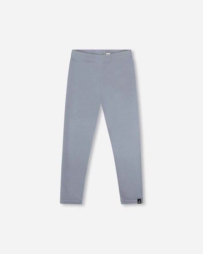Super Soft Ribbed Leggings Blue Gray