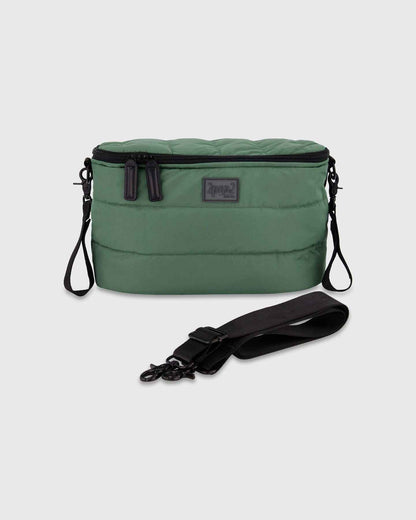 Mini Diaper Bag Dark Gray Green