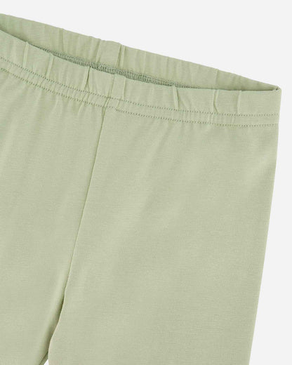 Organic Cotton Jersey Capri Light Khaki Green