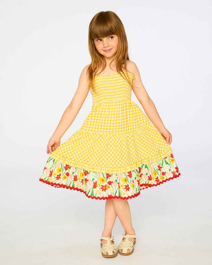 Sundress Yellow Gingham