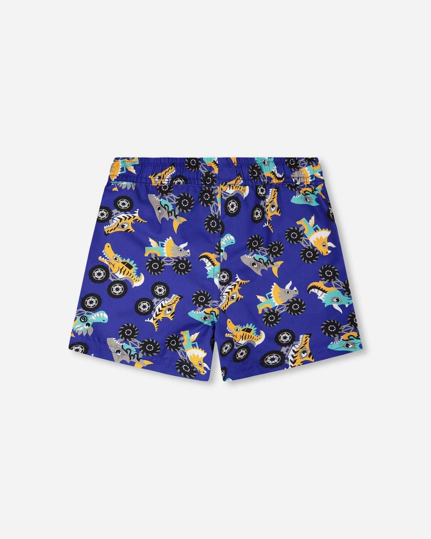 Boardshorts Blue Truck Print