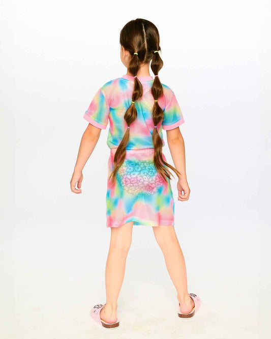 Mesh Beach Dress Multicolor