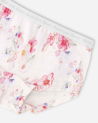 Boyshort Panties (Pack Of 3) Printed Organic Cotton