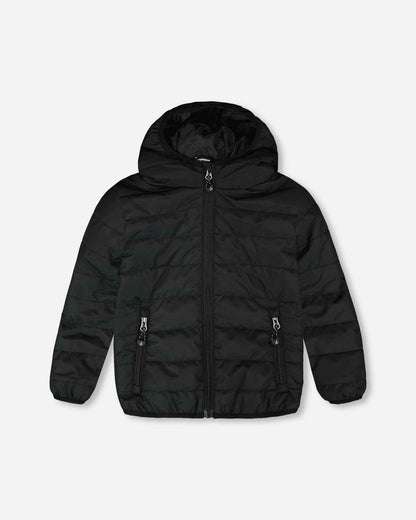 Quilted Mid-Season Jacket Black