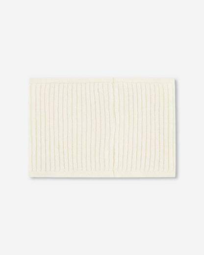 Knit Neck Tube Off White
