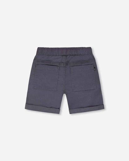 Stretch Twill Shorts Grey