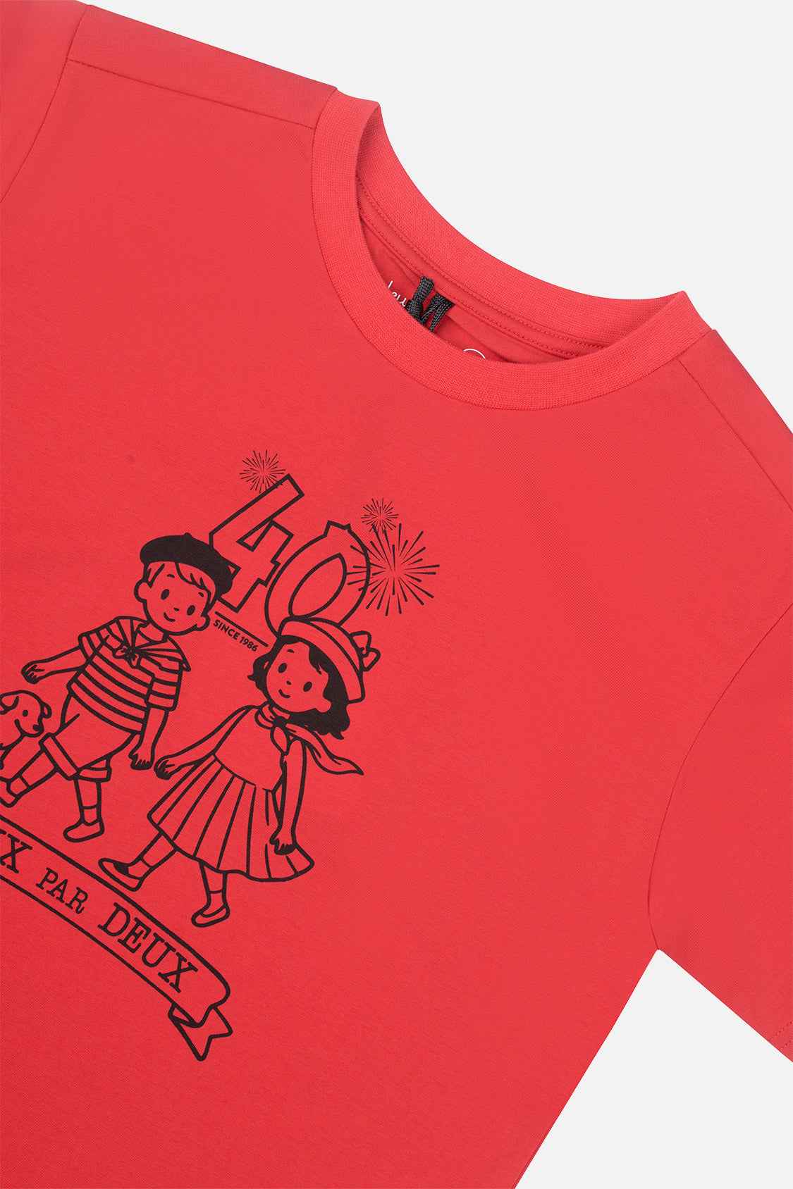 40Th Anniversary Graphic T-Shirt Poppy Red