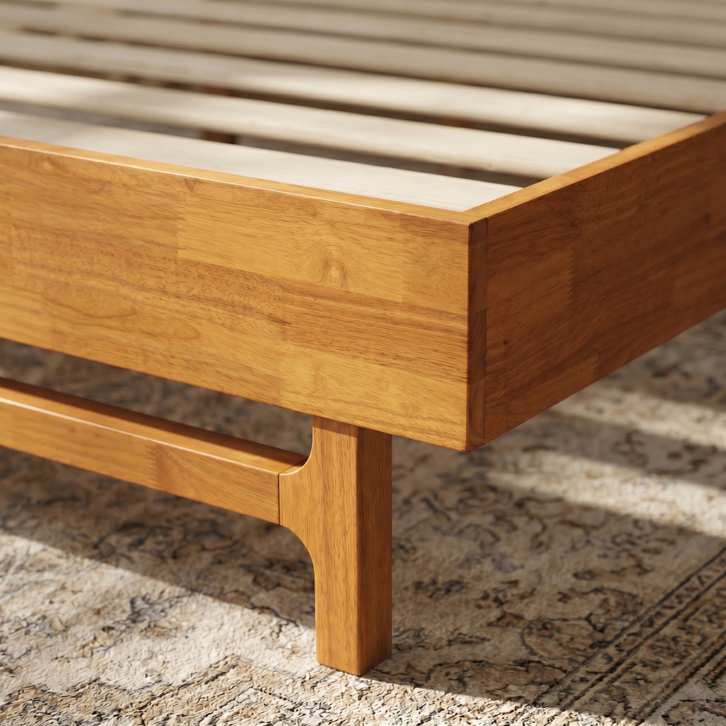 Elara Solid Wood Bed Frame