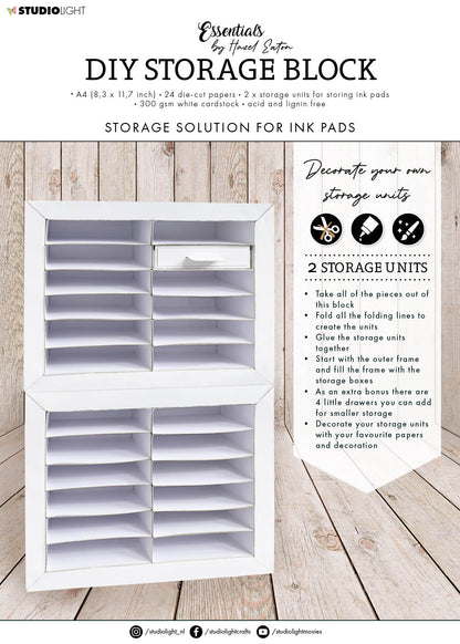 HEN DIY Storage Block Ink Units Essentials 210x294x5mm 24 SH nr.57