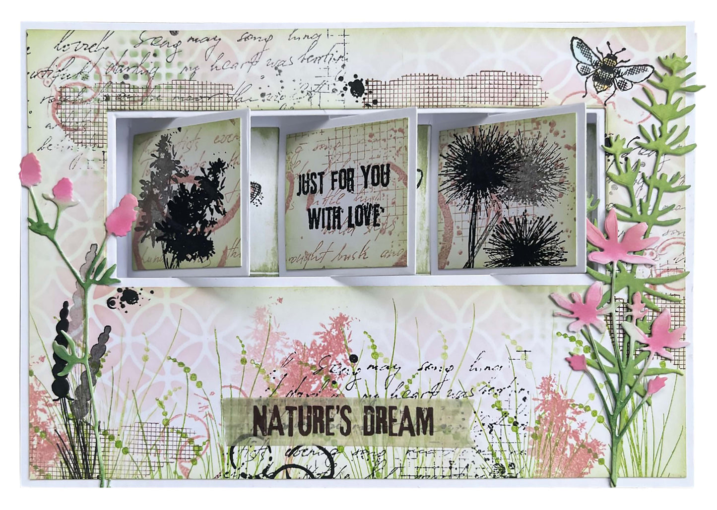HEN Washi Tape Wonderful Dreams Natures Dream 77,5x37x37mm 6 PC nr.16