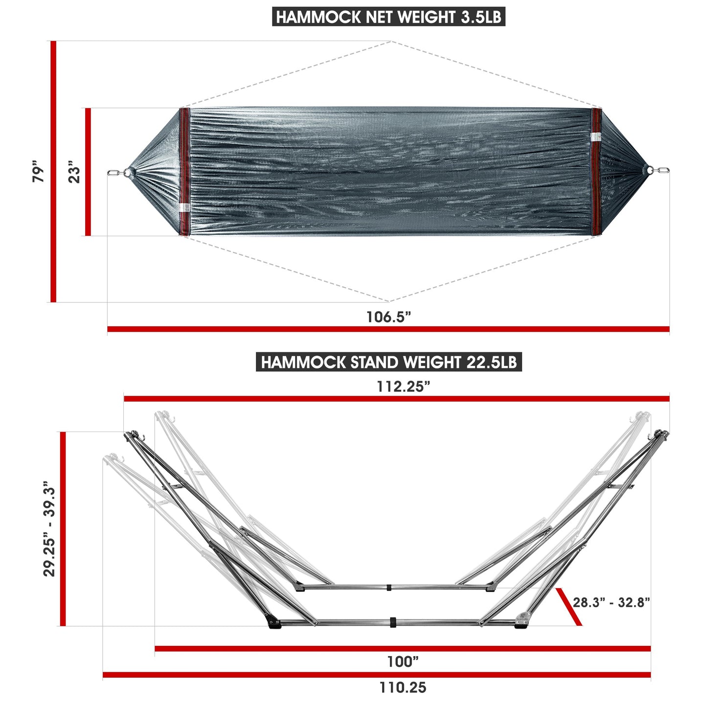 Original Stainless Steel Hammock Stand