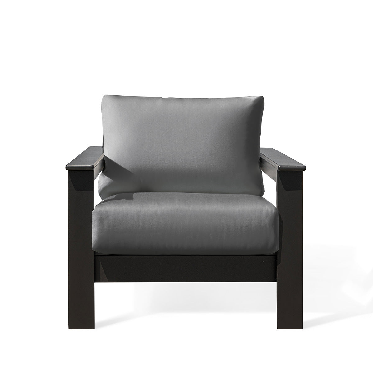 Hickory Polymer Outdoor Club Chair with Sunbrella® Cushions - AURABAGS SHOP