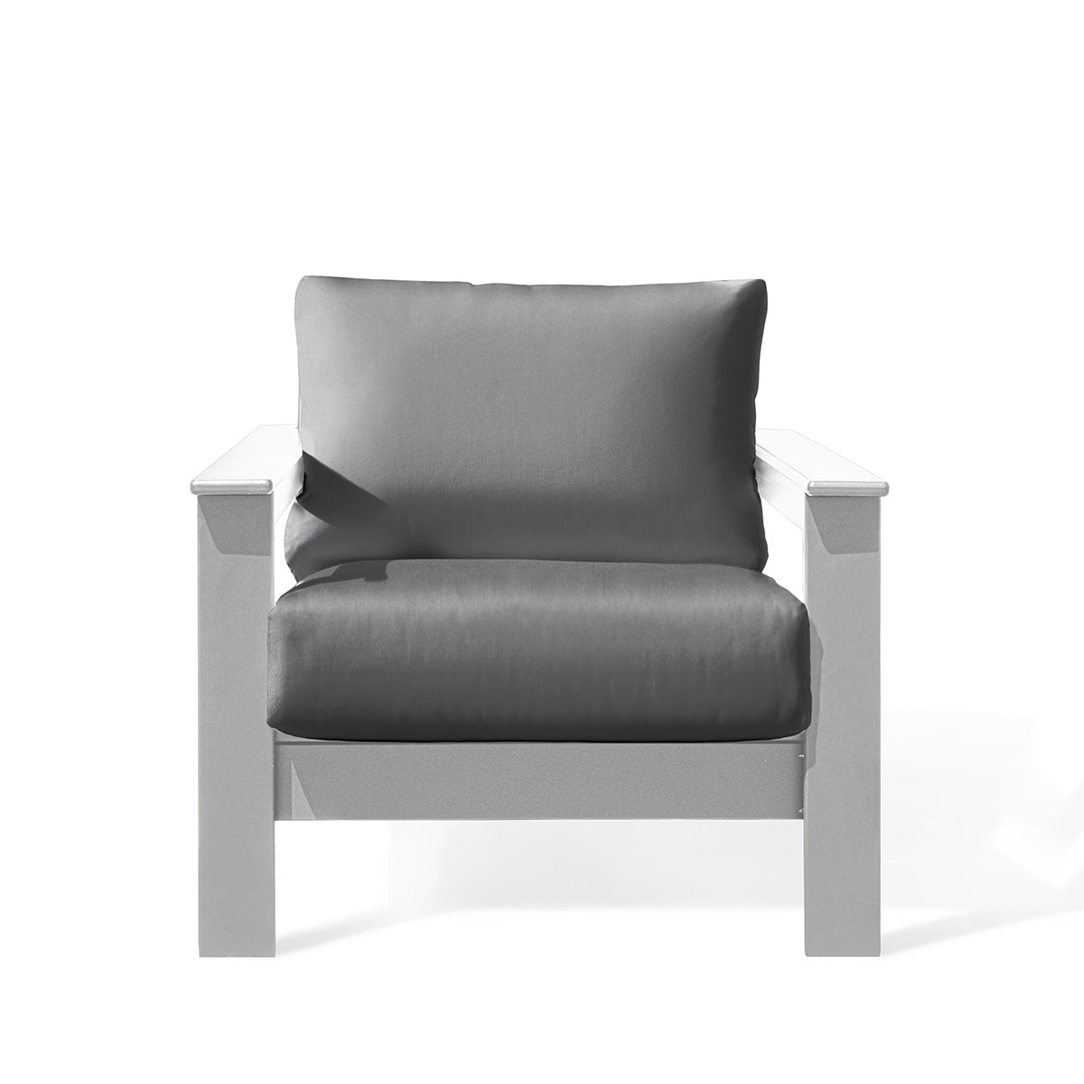 Hickory Polymer Outdoor Club Chair with Sunbrella® Cushions - AURABAGS SHOP