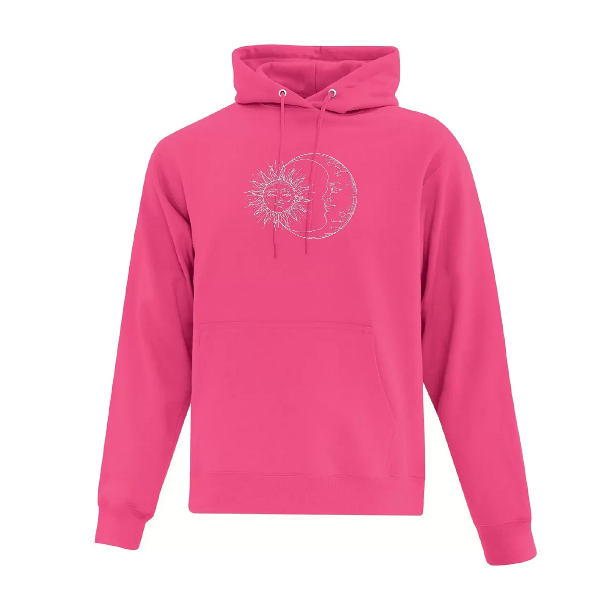 Hoodie Sun and Moon brodé