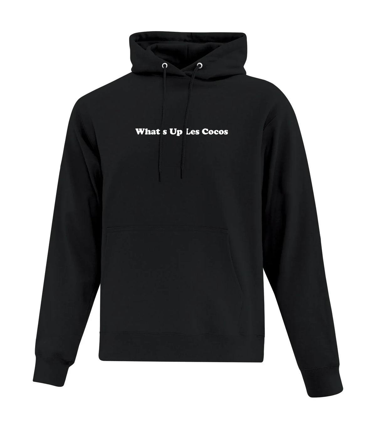 Hoodies Writing" What's Up Les Cocos" brodé