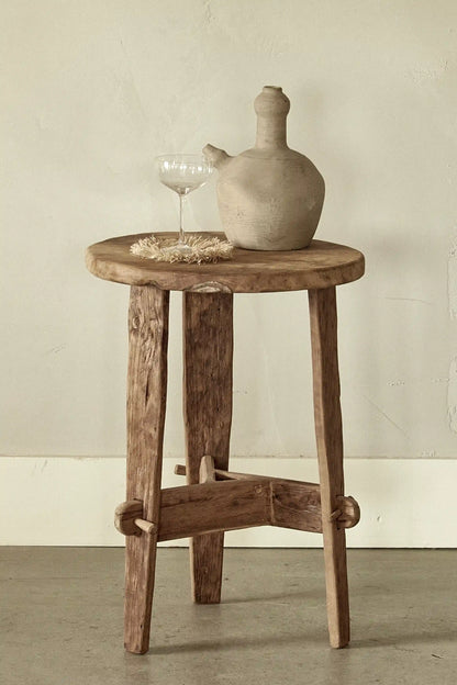 Beistelltisch Rembrandt aus recyceltem Teakholz