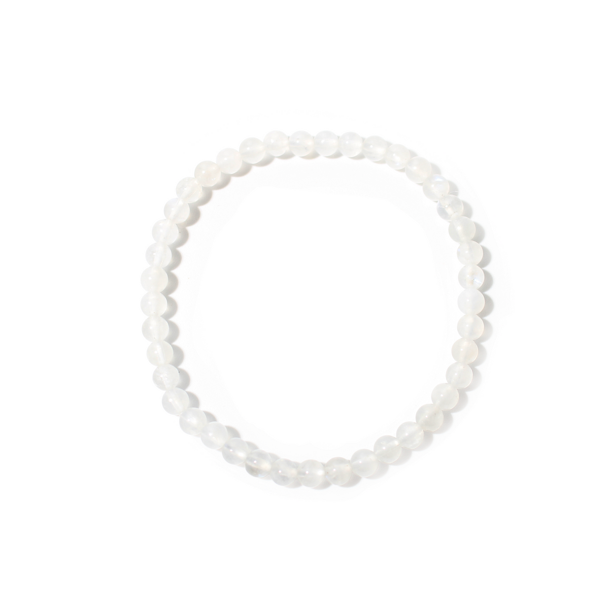 Moonstone Bead Bracelet