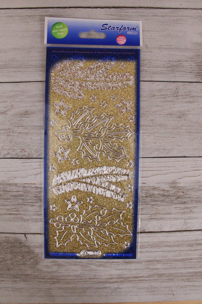 Deco Stickers - Pine/Holly Branches