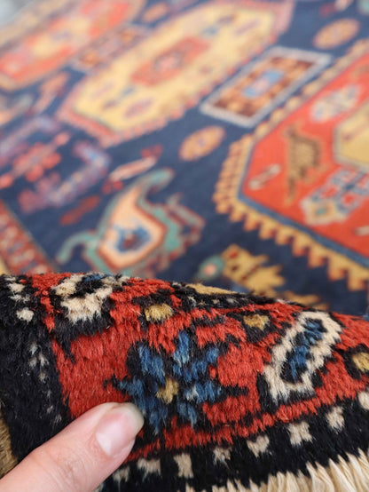Persian Meshkin Rug | 4' 7"x 6' 9"