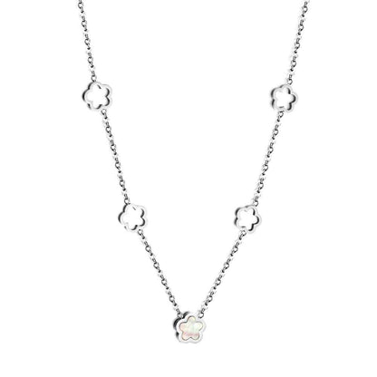 Pearl Blossom Cascade Necklace
