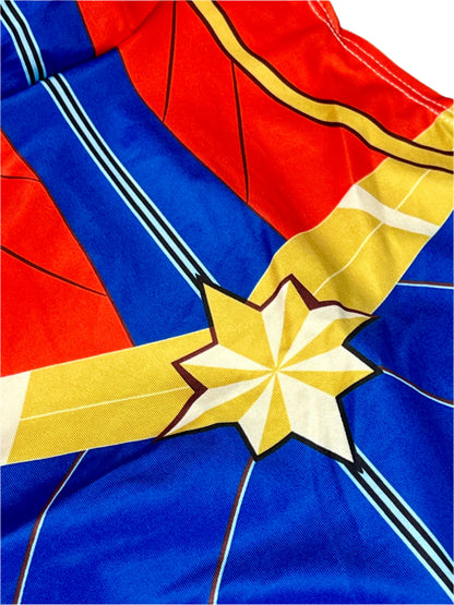 Super Hero Crotchless Cosplay BodySuit Lingerie Costume
