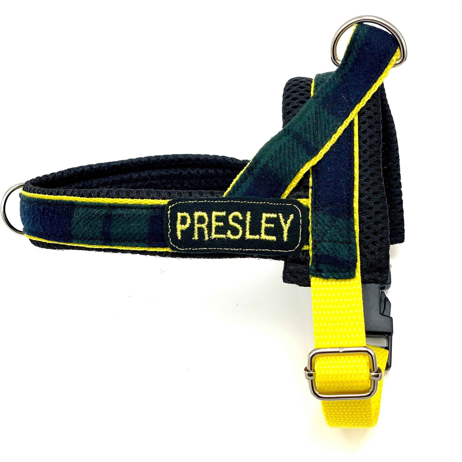 Scotland Tartan One-Click Dog Harness