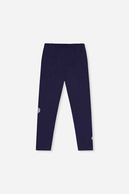 Organic Cotton Leggings Dark Blue