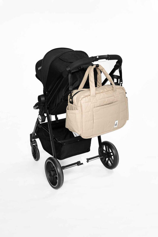 Diaper Bag With Changing Mat Beige
