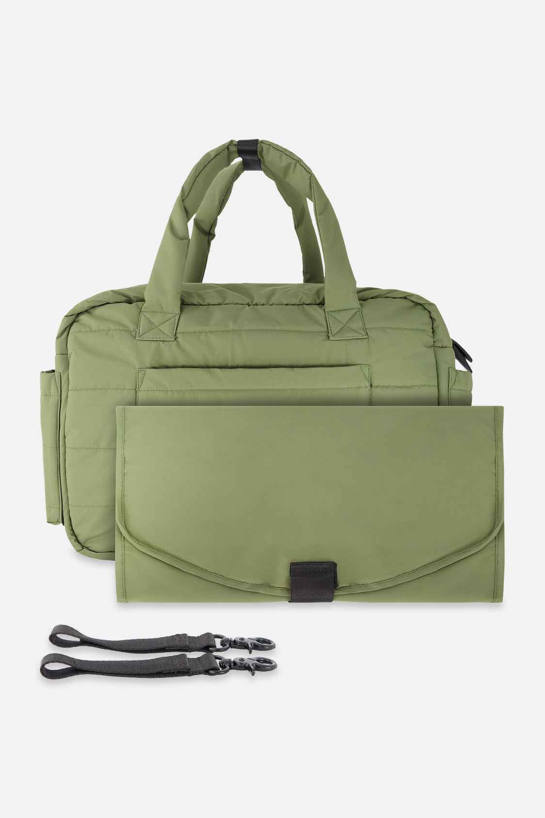 Diaper Bag With Changing Mat Olive Green