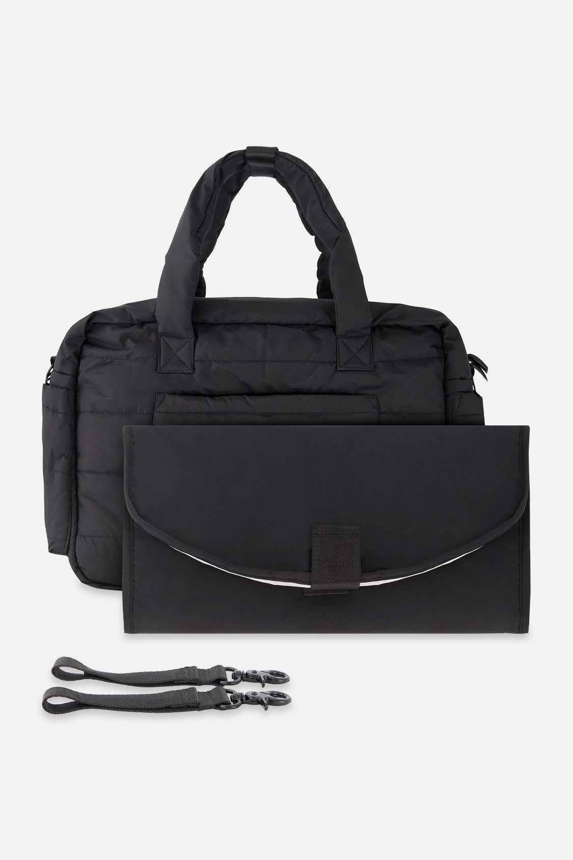 Diaper Bag With Changing Mat Black