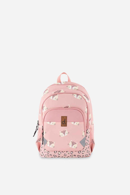 Little Kids Backpack Pink Leopard Print